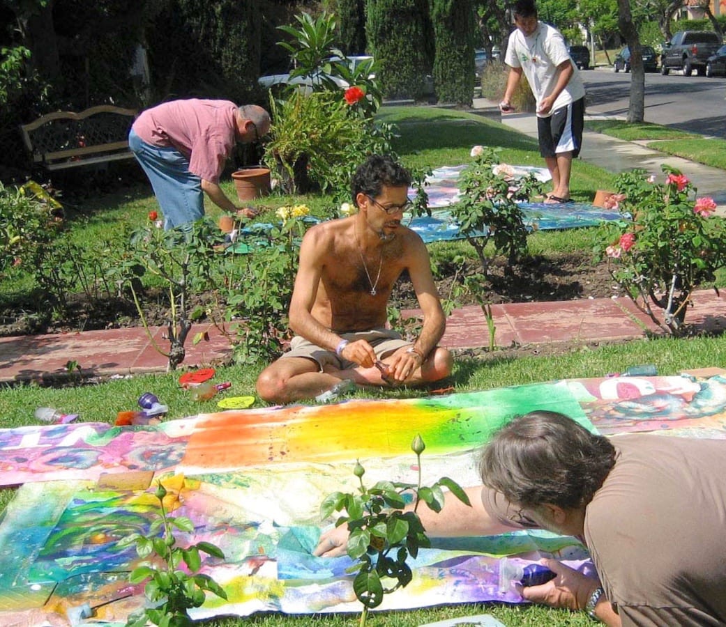 Color Spray Murals - Make Art Outside!